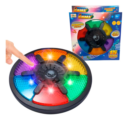 Juego De Memoria 6 En 1 Electrónico Portatil Luz Rgb Juguete