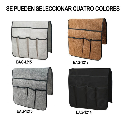 Bolsa Organizadora Protetor Braço De Sofa Cama Sala De Estar