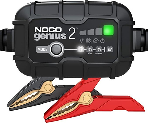 Noco Genius2. 2 Amperios, Cargador De Batería De 6 V Y 12 V 