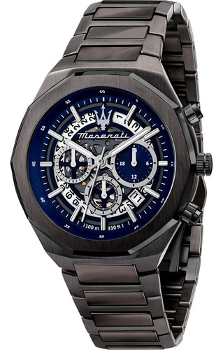 Reloj Maserati Stile R8873642012 Color de la correa Gris oscuro