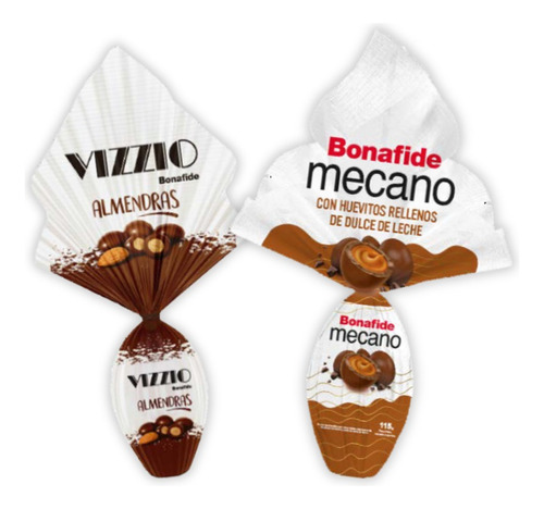 Huevos De Pascua Bonafide Combo X2 | Vizzio 167g Mecano 115g