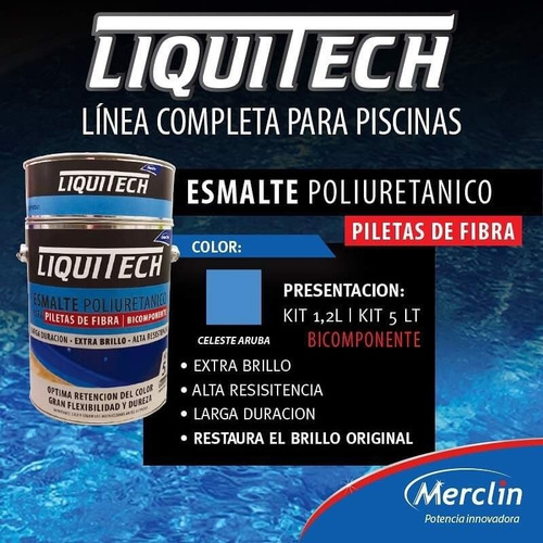 Imagen 10 de 10 de Pintura Sellante Y Impermeable Para Piscinas