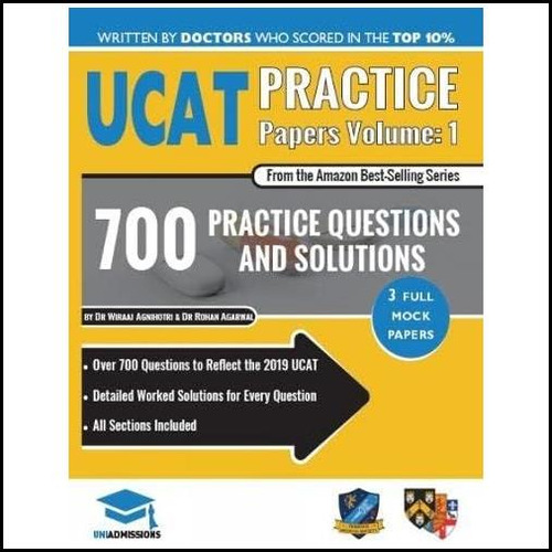 Libro: Ucat Practice Papers Volume One: 3 Full Mock Papers,