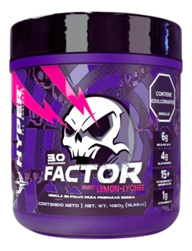 Factor  | Hyper  | Lemon Lychee - Unidad a $3663