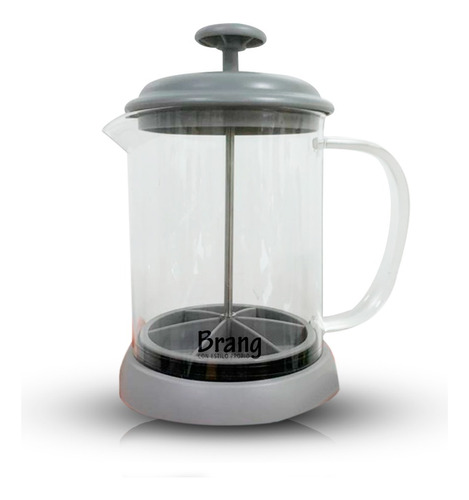 Prensa Francesa Café 800ml Vidrio Pvc Filtro Silicón Brang