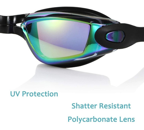 Gafas Lentes Natación Sin Fugas Ni Empañe Uv Estuche Aegent