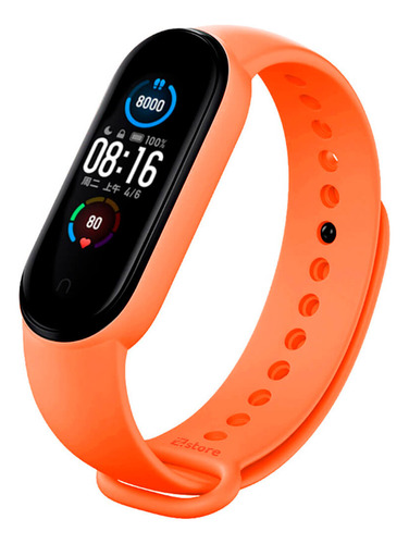 Correa Compatible Xiaomi Mi Band 3 Y 4 Naranja