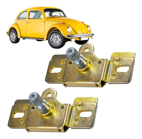 Par Fechadura Interna Da Porta Comando Vw Fusca Até 1977