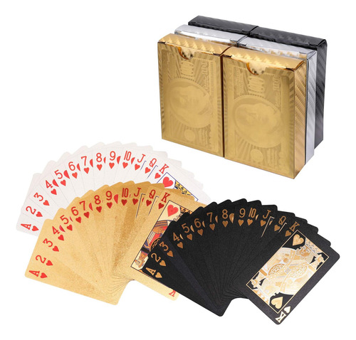 Yopay 6 Barajas De Naipes, Cartas De Póquer Impermeables De