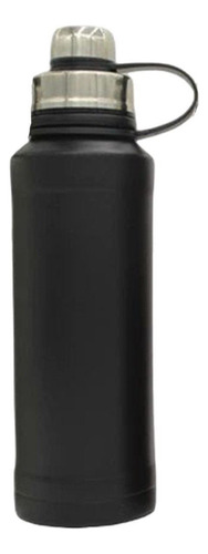 Botella Termica Acero Antideslizante Pico Con Rosca 800ml Color Negro