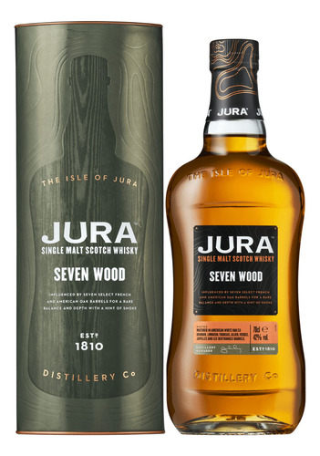 Whisky Jura Seven Wood 700ml Escocés Single Malt Importado