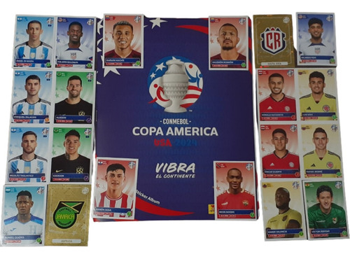 Album Copa America 2024 Usa + 10 Figuritas Envio Gratis 