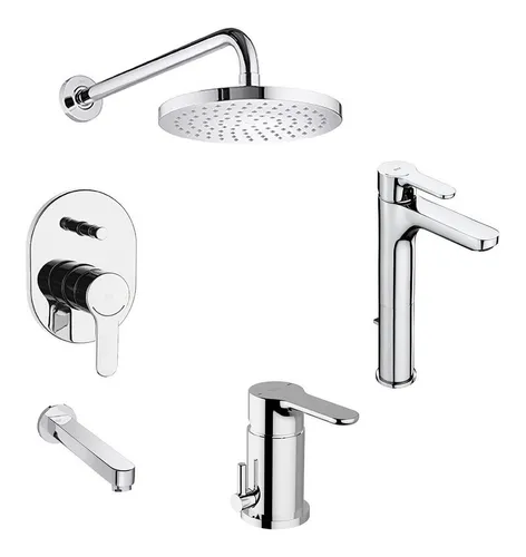 Griferia Roca L20 Monocomando Ducha Lavatorio Bidet Cs9017