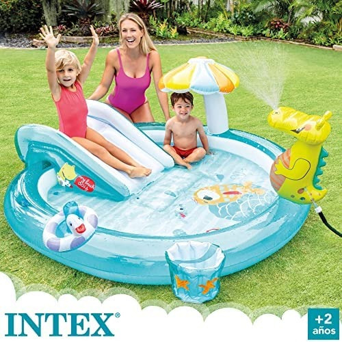 Piscina Parque Diversion Intex 201cmx170cmx84cm. De Calidad