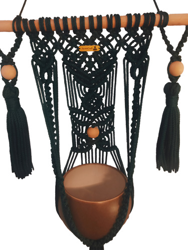 Colgante Macramé Para Macetero Para Flores Plantas Con Barra