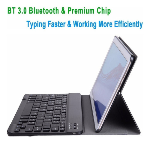 B Funda Teclado Retroiluminado Para Huawei Mediapad M5 Lite