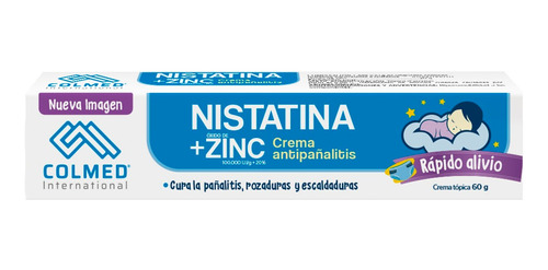 Crema Antipañalitis Nistatina + Oxido De Zinc X 60g