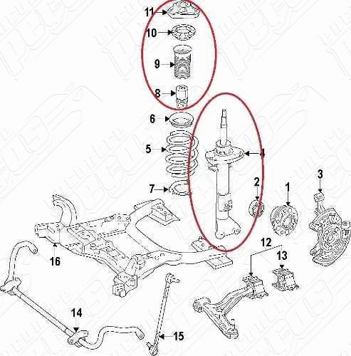 Kit Amortecedor Mercedes Cla250 2.0 Sport Turbo 2014 A 2016