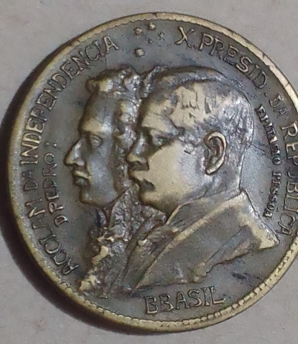 Raridade Moeda Anomala 1000 Reis Bb 1922 Original (Usado)