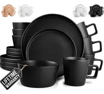 Comprar Juego De Vajilla Zulay Kitchen Terra De 16 Piezas Para 4 Per