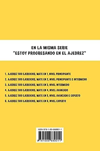 Ajedrez 500 Ejercicios, Mate En 1, Nivel Principiante - Ches