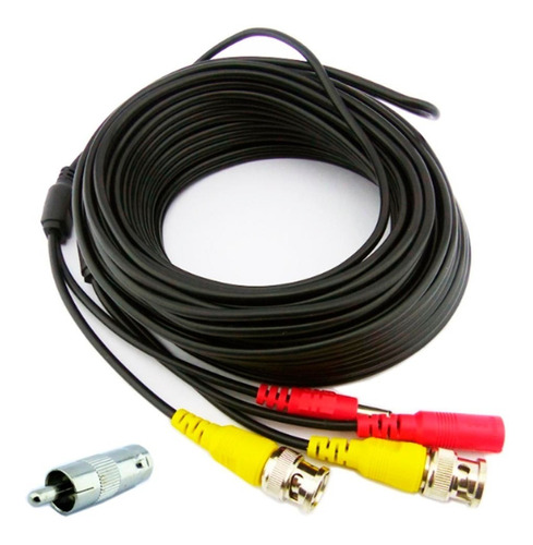 Cable Para Camara De Vigilancia 10mt Video/bnc/alimentacion