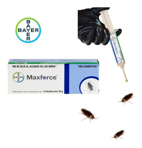 Imagen 3 de 4 de Maxforce Mata Cucarachas Gel Bayer 30 Gr