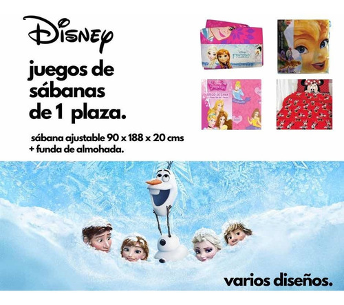 Sabana 1 Plaza Disney  Frozen / Tienda Don Jaime