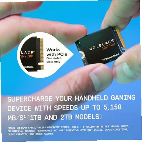 WD_Black 500gb SN770m M.2 2230 Nvme Ssd para dispositivos