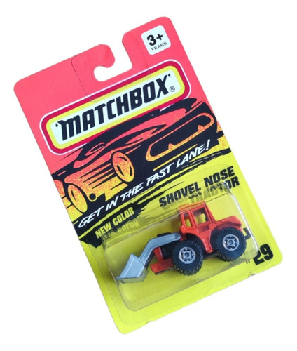 Bulldozer Maquinaria Amarilla Matchbox Original