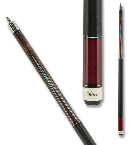 Accion Inlay  Gris Punto Purpura Inl17 Pool Cue 21oz