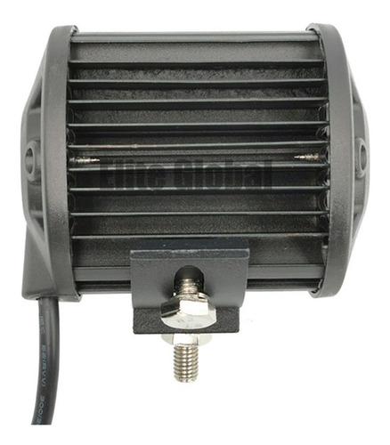 1 Farol De Milha Jeep Off Road Suv Led 60w Luz Branca +botão