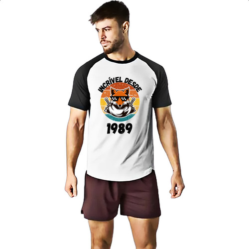 Camiseta Raglan Incrivel Desde 1989