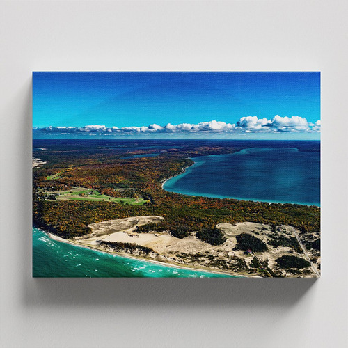 Quadro Canvas Faixa De Ilha Marítima Somente Tela 30x45cm