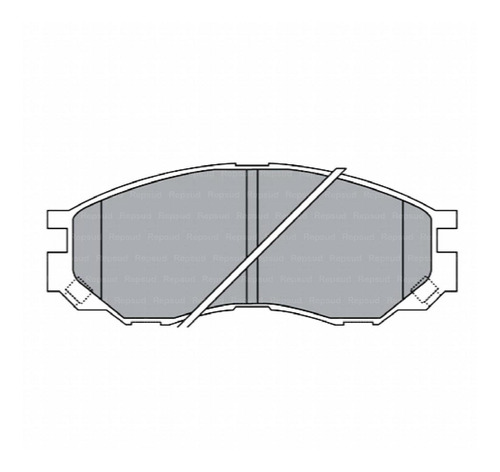 Pastillas De Freno Delanteras Mitsubishi L200 2500cc 2000