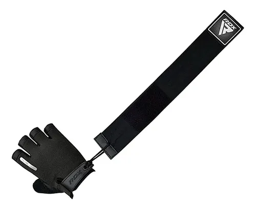 Guantes Medios Rdx De Levantamiento Black Wga-t2hb