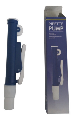 Imagen 2 de 3 de Succionador Bomba Manual Para Pipetas Serologicas 2ml Labor