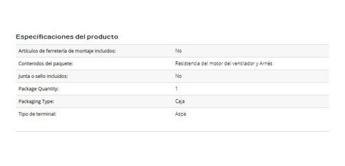 Resitencia Calefaccion Gmc Topkick C6500 2007