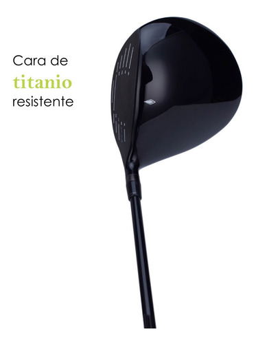 Imagen 4 de 8 de Driver Golf Antislice Mazel Titanio Maxima Distancia Premium
