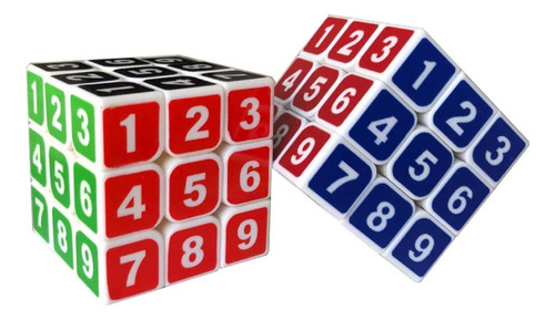 Goodcube Sudoku 3x3 Magic Cube Stickerless 3x3x3 Número Velo