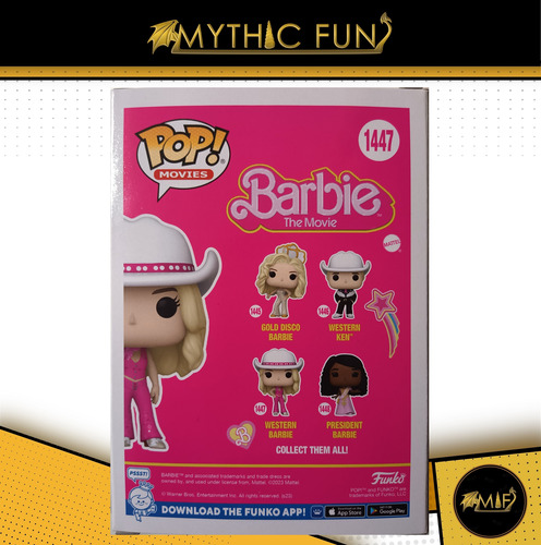 Funko Pop Barbie The Movie - Western Barbie 1447 (Usado)