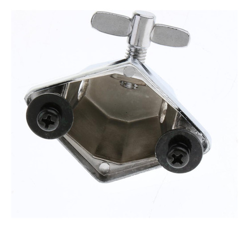 - 3pcs Chrome Pierna Soporte De Montaje Tom Drum Set Pieza