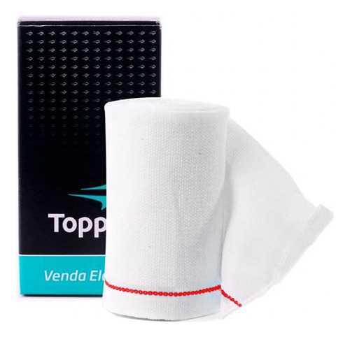 Venda Topper Elastica N°9 Blanco Rojo