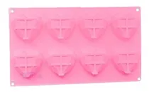 Comprar Molde De Silicon Corazon Diamante Para Jabones Gelatinas