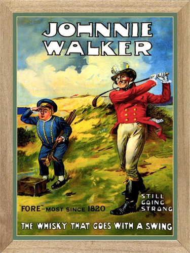 Johnnie Walker , Cuadros,poster,bebidas   L573