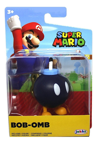 Figura Super Mario Bob-omb 6 Cms - Jakks Pacific