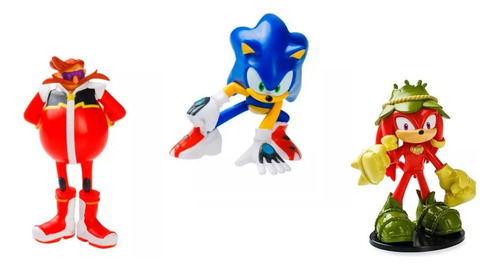 Sonic Prime Muñeco Figuras Coleccionables 6cm En Blister X3