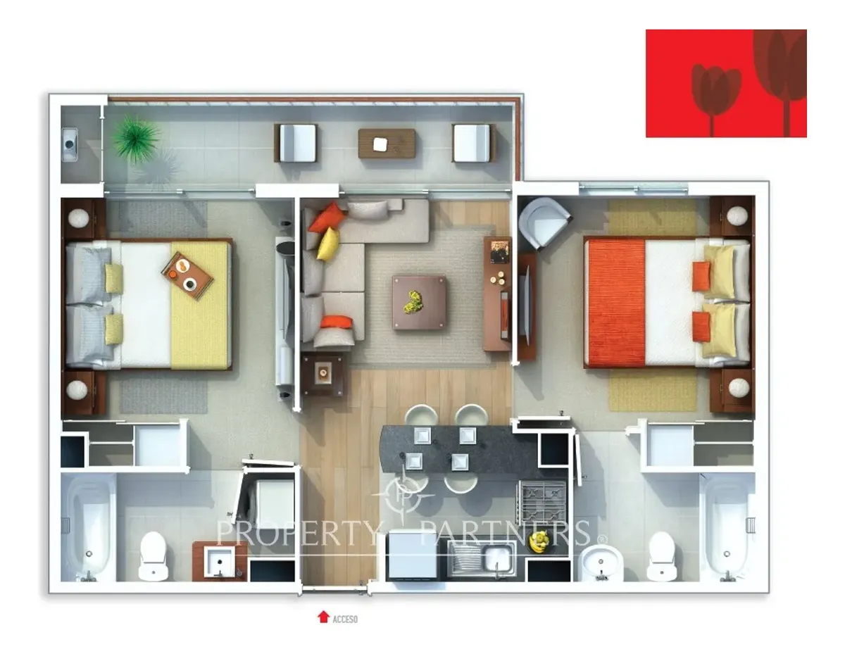 Imagen 2 de 7 de Departamento Para Inversión