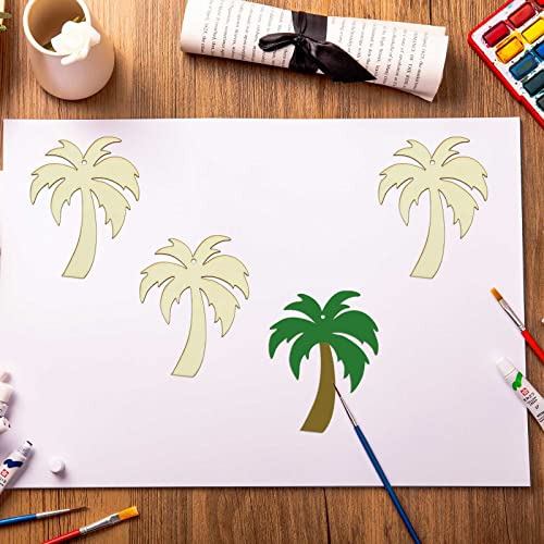 20 Piezas De Palma De Coco Manualidades, Formas De Made...