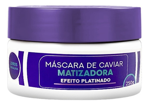 Máscara Caviar Matizante Loiros Extra Forte 250g Cosmezi